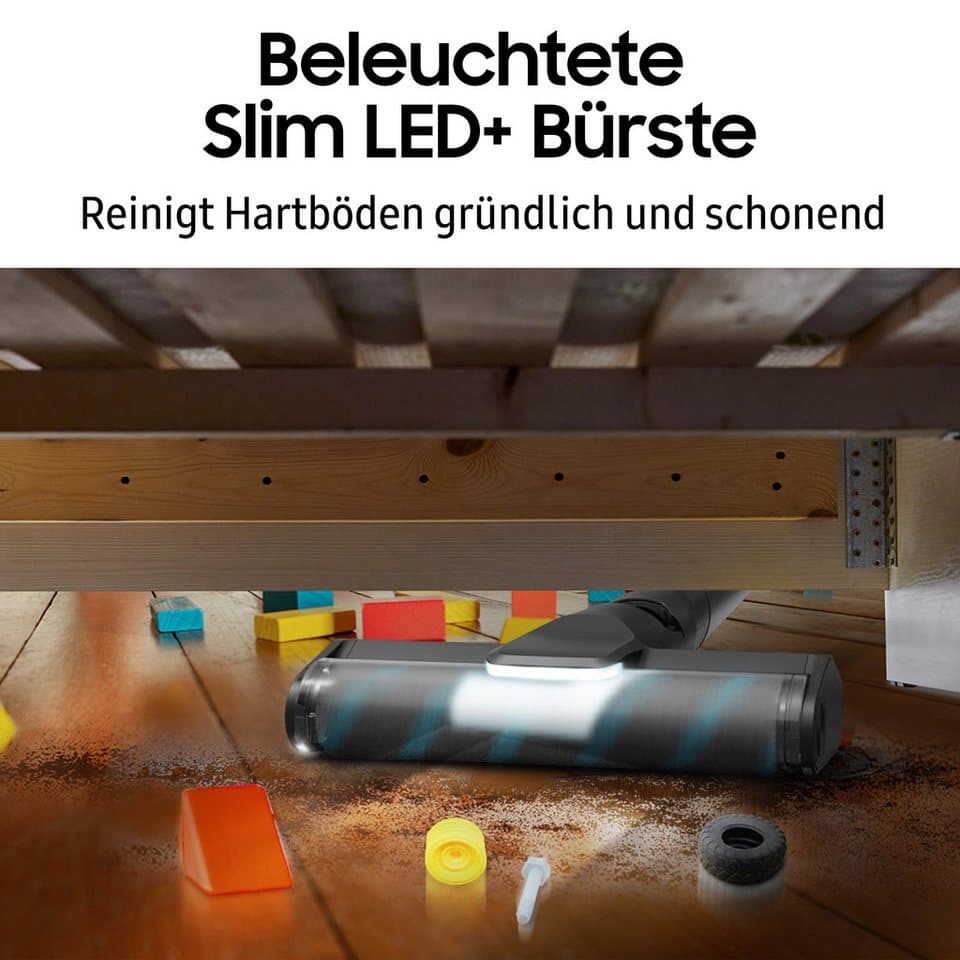 Samsung Akku-Handstaubsauger BESPOKE AI Jet Ultra Akku + CompleteClean, VS90F40EEK/WD, 1050 W, beutellos - Thumbnail 10