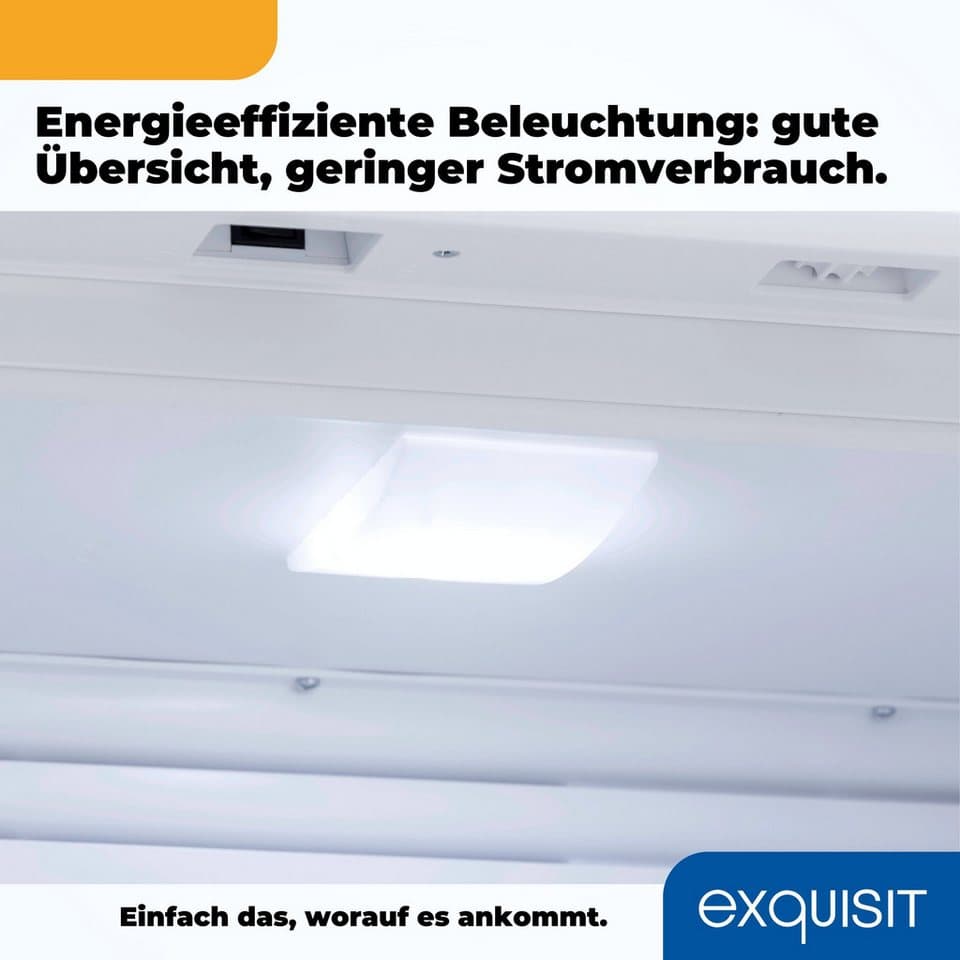 exquisit Getränkekühlschrank GKS350-1-GT-280D weiss, 173 cm hoch, 60 cm breit, 6 robuste Gitterablagen zur Lagerung von Flaschen oder Getränkekisten - Thumbnail 8