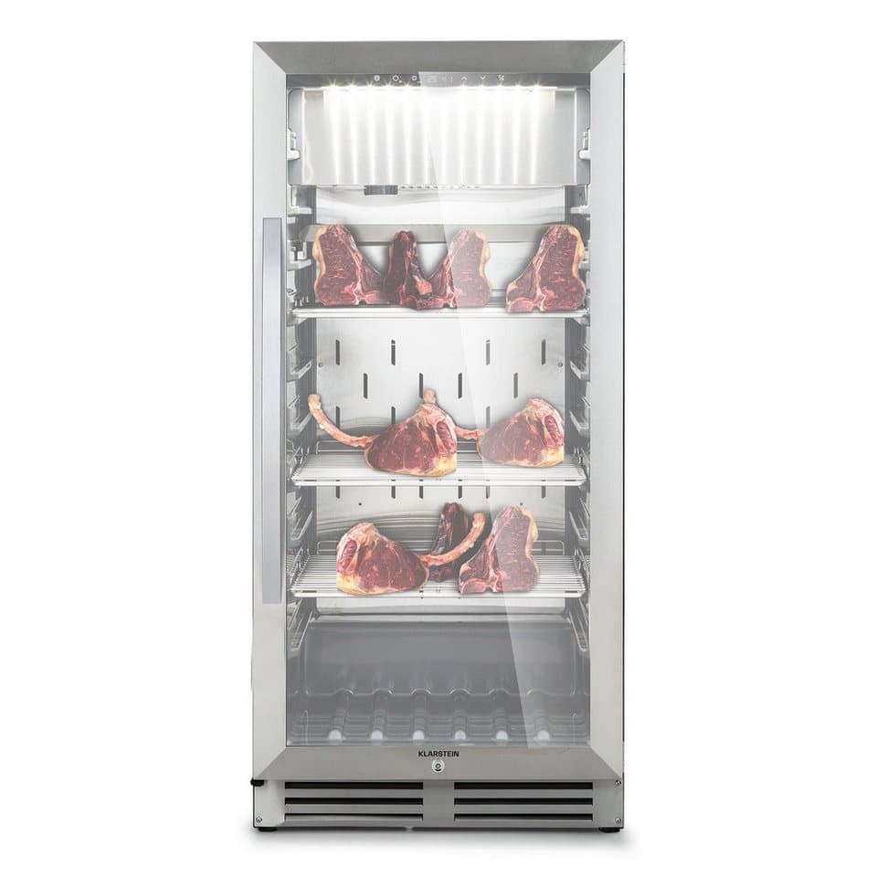 Klarstein Reifeschrank Steakhouse Pro 233, 233 l, Elektrische Fleischkühlschrank LED Touch Kühlen 233 L - Thumbnail 9