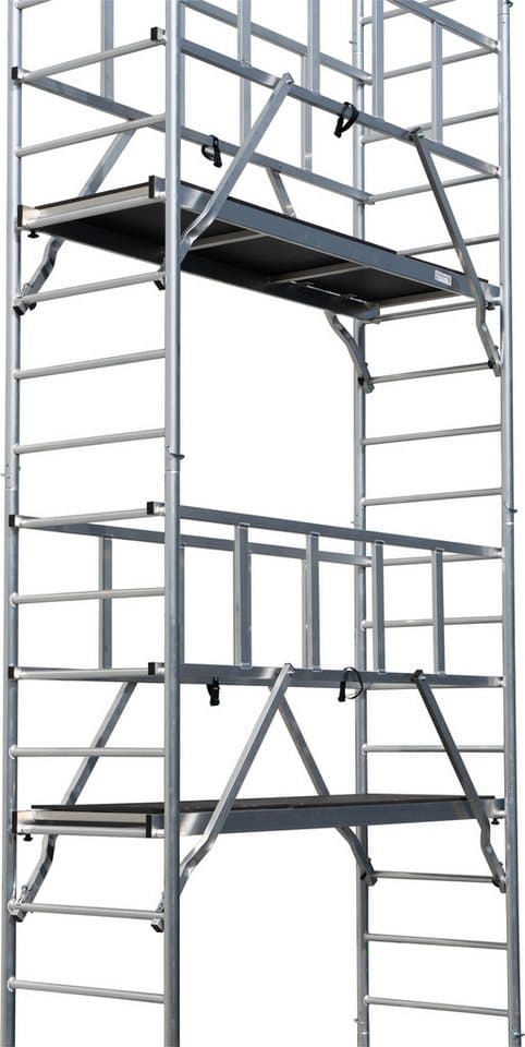 KRAUSE Fahrgerüst ProTec XS Alu-FaltGerüst, (Set), Arbeitshöhe: 10,8 Meter - Thumbnail 2