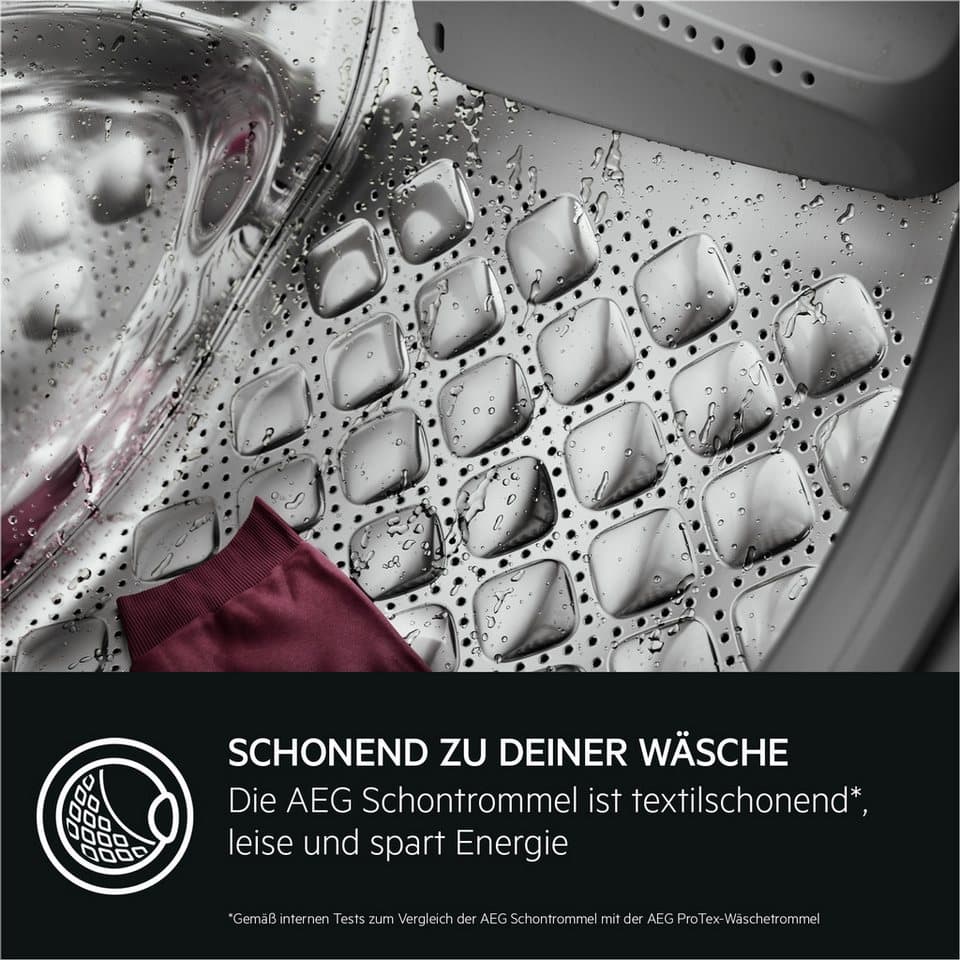 AEG Waschtrockner 7000 PowerCare® LWR859WT, 9 kg, 5 kg, ProSteam®: Auffrischen mit Dampf statt Waschen und 96 % Wasser sparen - Thumbnail 9