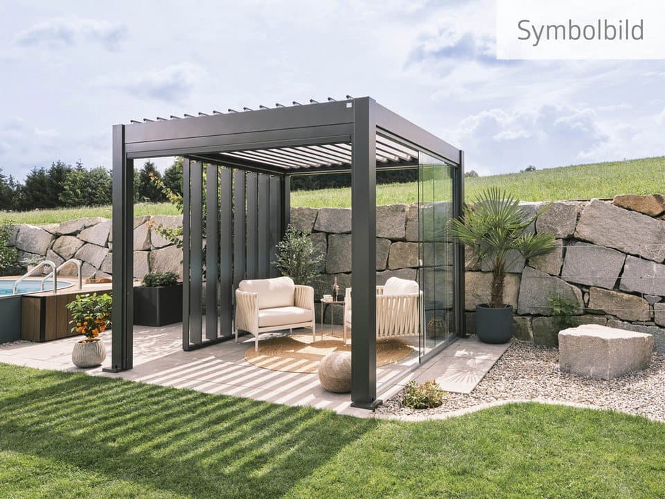 Biohort Pergola 3,5x3 m, verschiedene Farben, 367,5x312x264 cm, ausgezeichnet mit dem Red Dot Design Award - Bild 1