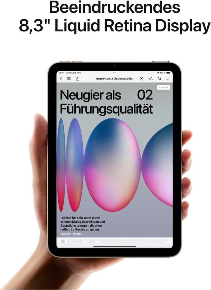 Apple iPad mini 2024 Wi-Fi 256GB Tablet (8,3", 256 GB, iPadOS) - Thumbnail 5