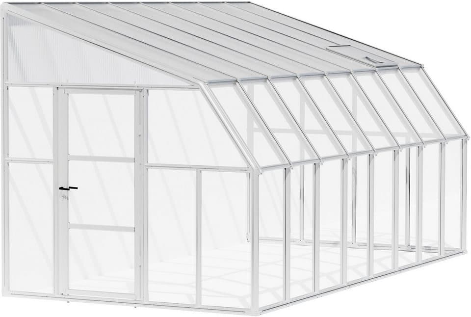 Palram - Canopia Gewächshaus Sun Room, BxTxH: 257 x 508 x 266 cm, BxLxH: 58 x 120 x 266 cm, 3 mm Wandstärke, lebenslang widerstandsfähige Wandpaneele - Thumbnail 2