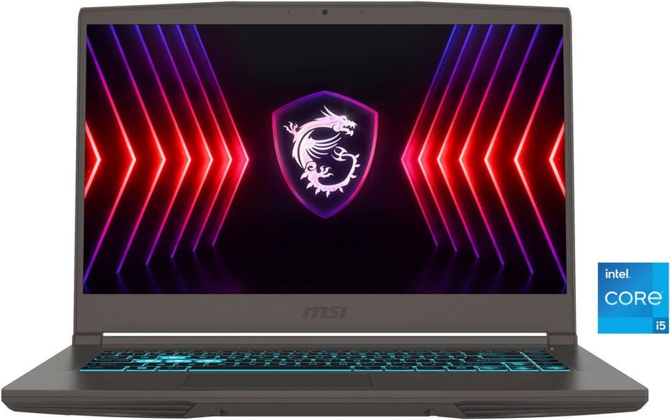 MSI Thin 15 B13UC-3040 Gaming-Notebook (39,6 cm/15,6 Zoll, Intel Core i5 13420H, GeForce RTX 3050, 16 GB, 512 GB SSD) - Bild 1