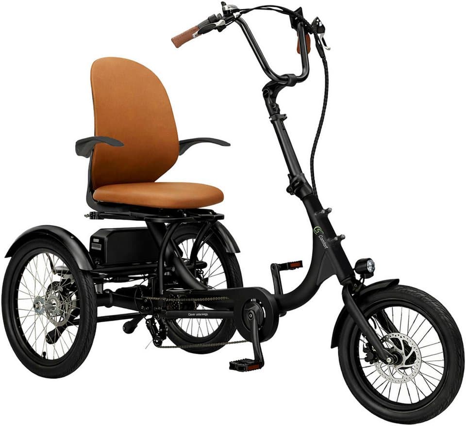 SachsenRAD E-Bike Dreirad T6 Comfort faltbar mit Alarmanlage, 7 Gang Shimano, Kettenschaltung, Heckmotor, 540 Wh - Bild 1