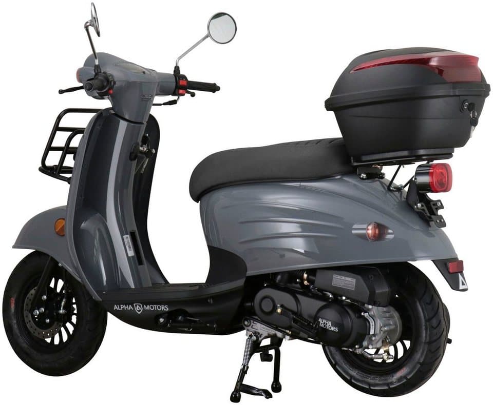 Alpha Motors Motorroller Adria, 50 ccm, 45 km/h, Euro 5, (Set, inkl. Topcase), mit Lenkerschloss - Thumbnail 8