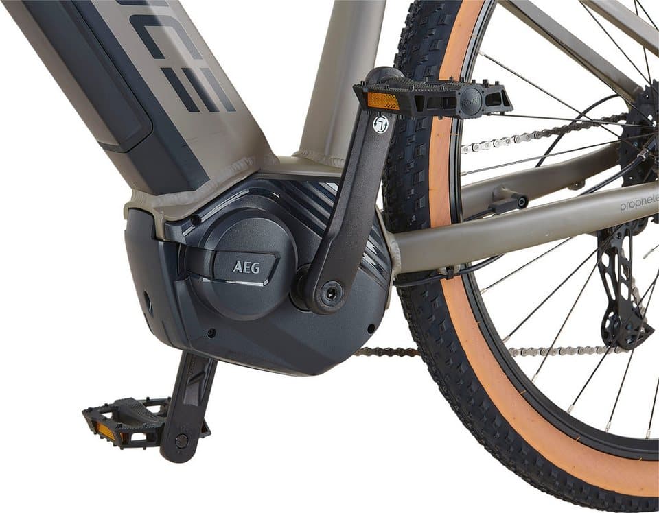 Prophete E-Bike Mountainbike Dice 3.0, 10 Gang Shimano Cues Schaltwerk, Kettenschaltung, Mittelmotor, 540 Wh, Pedelec, Elektrofahrrad für Damen und Herren, MTB - Thumbnail 4