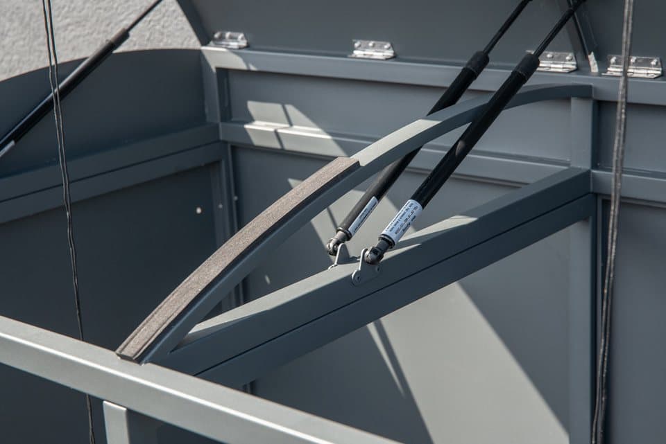 WESTMANN Mülltonnenbox Moderna 3, Platz für 3 Mülltonnen je 240 L, BxHxT: 211x83x135 cm - Thumbnail 4