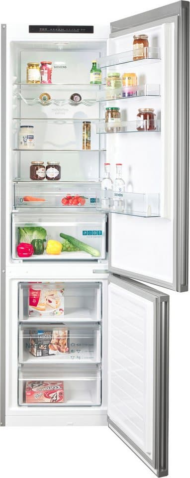 SIEMENS Kühl-/Gefrierkombination iQ300 KG39N2LAF, 203 cm hoch, 60 cm breit, noFrost, hyperFresh 0°C Schublade, nahtlose Platzierung, LED-Licht - Thumbnail 13