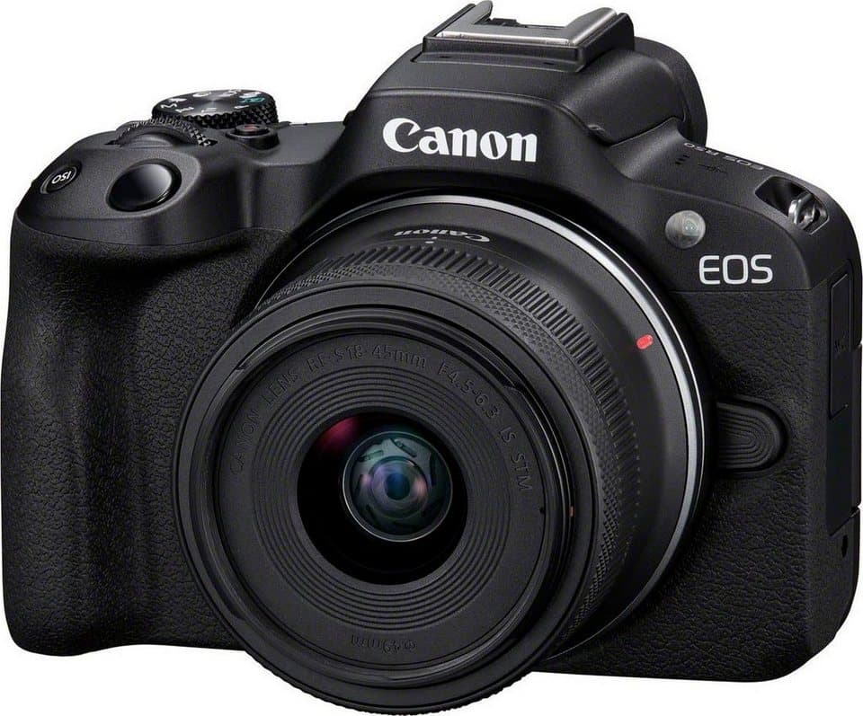 Canon EOS R50 + RF-S 18-45mm F4.5-6.3 IS STM Kit Systemkamera (RF-S 18-45mm F4.5-6.3 IS STM, 24,2 MP, Bluetooth, WLAN, inkl. RF-S Objektiv 18-45 IS) - Thumbnail 5