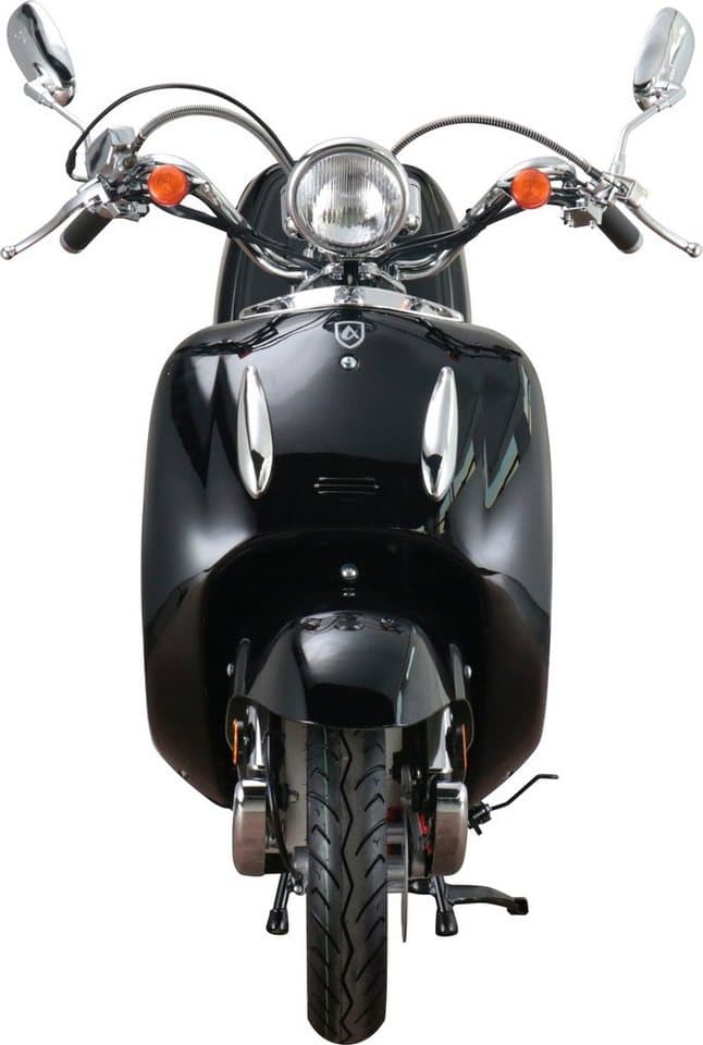 Alpha Motors Motorroller Retro Firenze, 125 ccm, 85 km/h, Euro 5+, (Spar-Set, mit Topcase), mit Lenkerschloss - Thumbnail 7