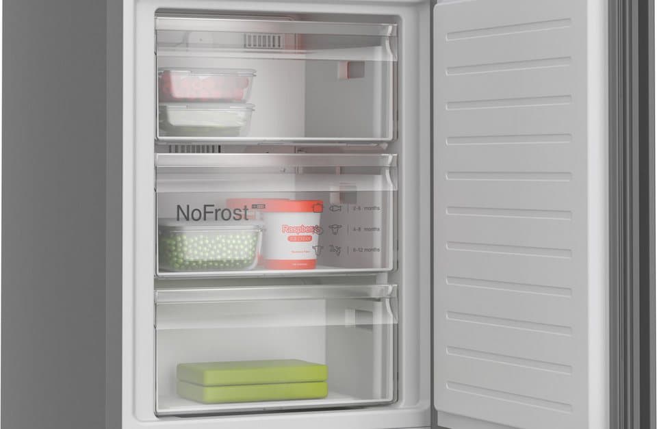 BOSCH Kühl-/Gefrierkombination Serie 4 KGN39OCAF, 203 cm hoch, 60 cm breit, Green Collection: produziert mit CO₂ reduzierten Materialien - Thumbnail 14