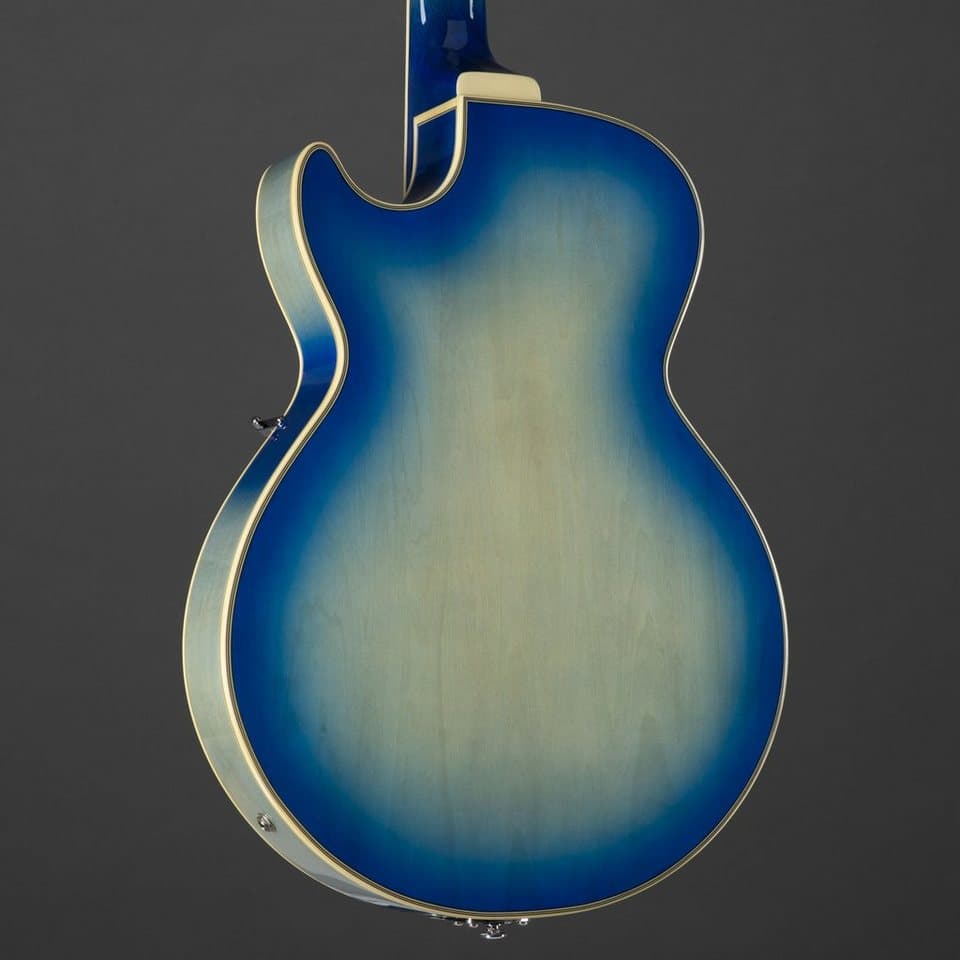 Ibanez Halbakustik-Gitarre, Halb-Akustik Gitarren, Hollow-Body Modelle, George Benson GB10EM-JBB Jet Blue Burst - Halbakustik Gitarre - Thumbnail 7