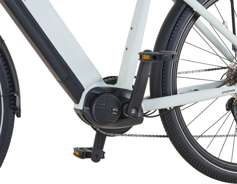 Prophete E-Bike Trekkingrad Entdecker 5.0, 10 Gang Shimano Deore Schaltwerk, Kettenschaltung, Mittelmotor, 800 Wh, Pedelec, Elektrofahrrad für Damen - Thumbnail 4