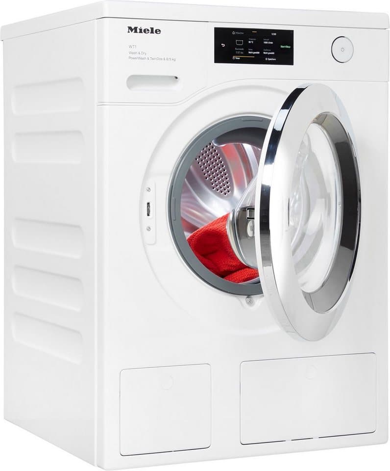 Miele Waschtrockner WTR860WPM PWash&TDos 8/5 kg, 8 kg, 5 kg, 1600 U/min, Automatische Waschmitteldosierung, 25 Jahre Motorgarantie - Thumbnail 2