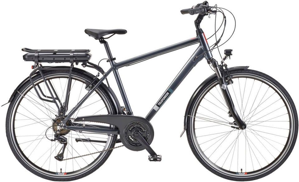 Telefunken E-Bike Trekkingrad E-Trekking Expedition XT485 Herren, 21 Gang Shimano Acera Schaltwerk, Kettenschaltung, Heckmotor, 536,5 Wh, Pedelec, Elektrofahrrad, Trekkingrad, Herren, innerhalb StVZO, 28 Zoll - Bild 1