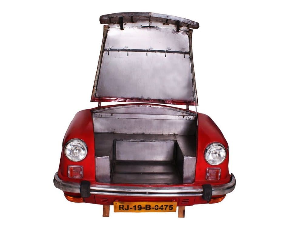 SIT Möbelblende (2 St), Recycelte Auto-Front, innen mit einem Edelstahl-Gasgrill - Thumbnail 6