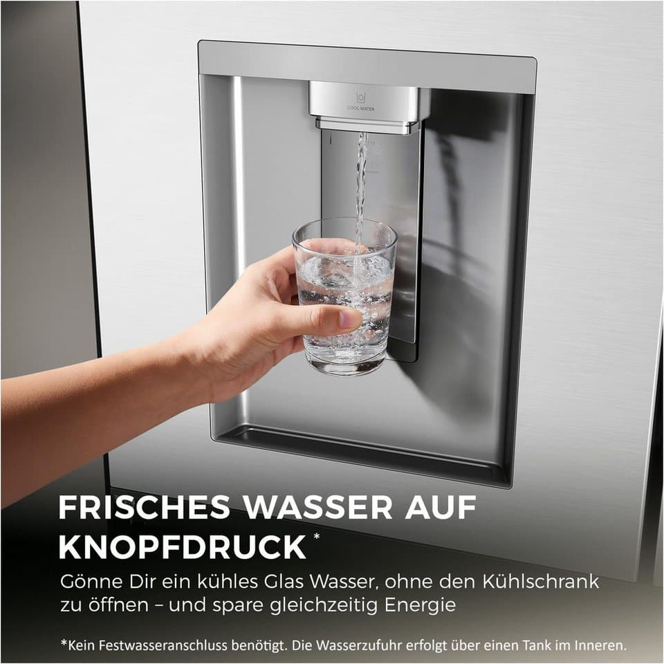 Haier Multi Door Horizon Collection HFR59F18CWMM, 182,5 cm hoch, 90,5 cm breit, Wasserdispenser mit Tank - Thumbnail 9