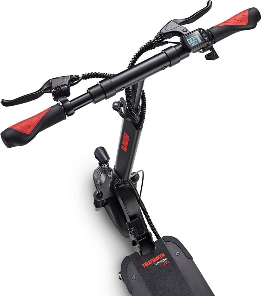 Telefunken E-Scooter Synergie S950, 20 km/h, (bis zu 50 km Reichweite, höhenverstellbar, faltbar, Scheibenbremsen), 350 W, mit Straßenzulassung, E-Scooter mit ABE - Thumbnail 3