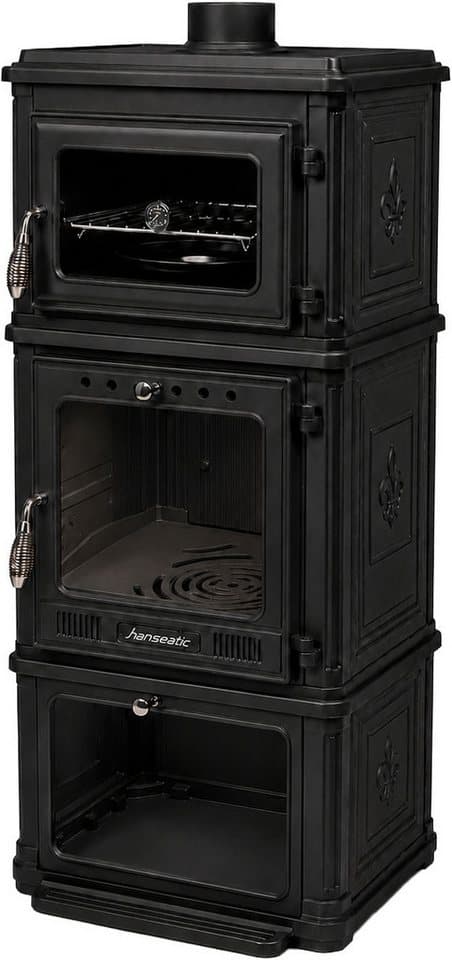 Hanseatic Kaminofen Minerva, 7,1 kW, Zeitbrand, Großer Feuerraum - Thumbnail 11