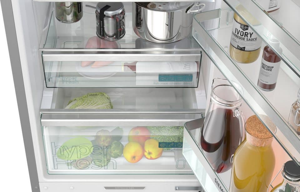 SIEMENS Kühl-/Gefrierkombination iQ500 KG39NAIAU, 203 cm hoch, 60 cm breit, hyperFresh für längere Frische & Total noFrost gegen Eis. - Thumbnail 12