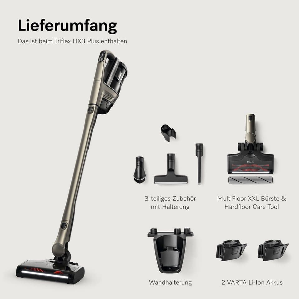 Miele Akku-Stielstaubsauger Triflex HX3 Plus, 192 W, beutellos - Thumbnail 2