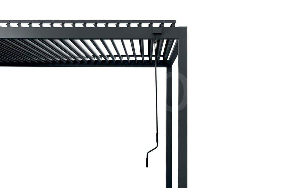 KONIFERA Pavillon Pergola Lucida Premium, Pergola aus hochwertigstem Material 100% Aluminium, Lamellendach - Thumbnail 6