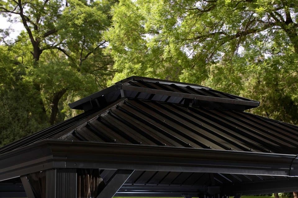 Sojag Pavillon Gazebo Messina, (Set), BxT: 363x483 cm, inkl. Moskitonetze - Thumbnail 7