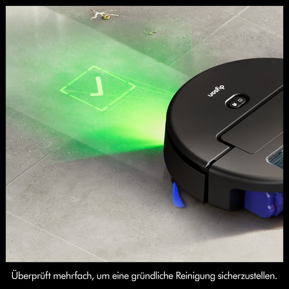 DYSON Saugroboter mit Wischfunktion spot+scrub Ai, beutellos, Beseitigt versteckte Flecken mithilfe fortschrittlicher KI - Thumbnail 4