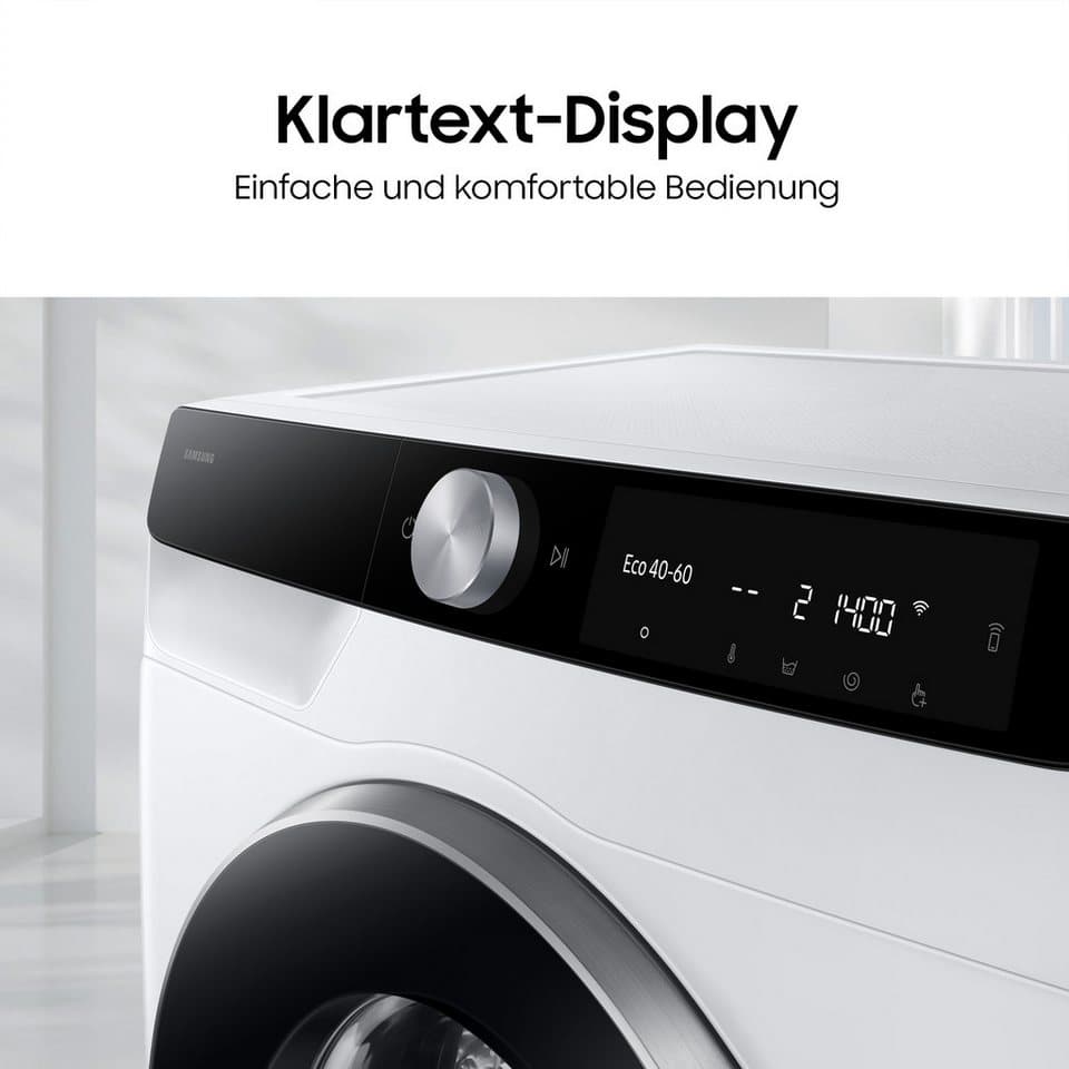 Samsung Wärmepumpentrockner DV6400D DV90DG6845LKU2, Klartext-Display - Einfache und komfortable Bedienung - Thumbnail 11
