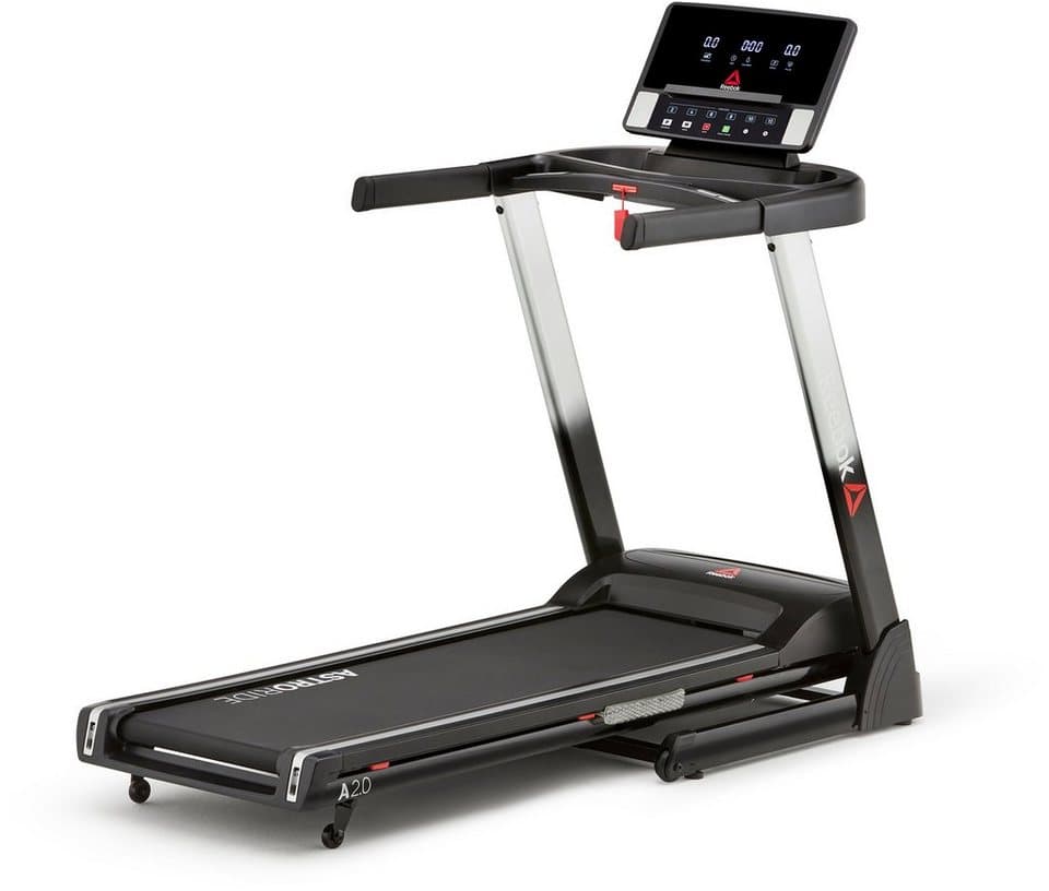 Reebok Laufband Astroride 2.0 (7-tlg., mit Soft-Drop-Klappmechanismus, LED-Display und Handpulssensoren), bis max. 13 km/h, klappbar, 120 kg max. Benutzergewicht