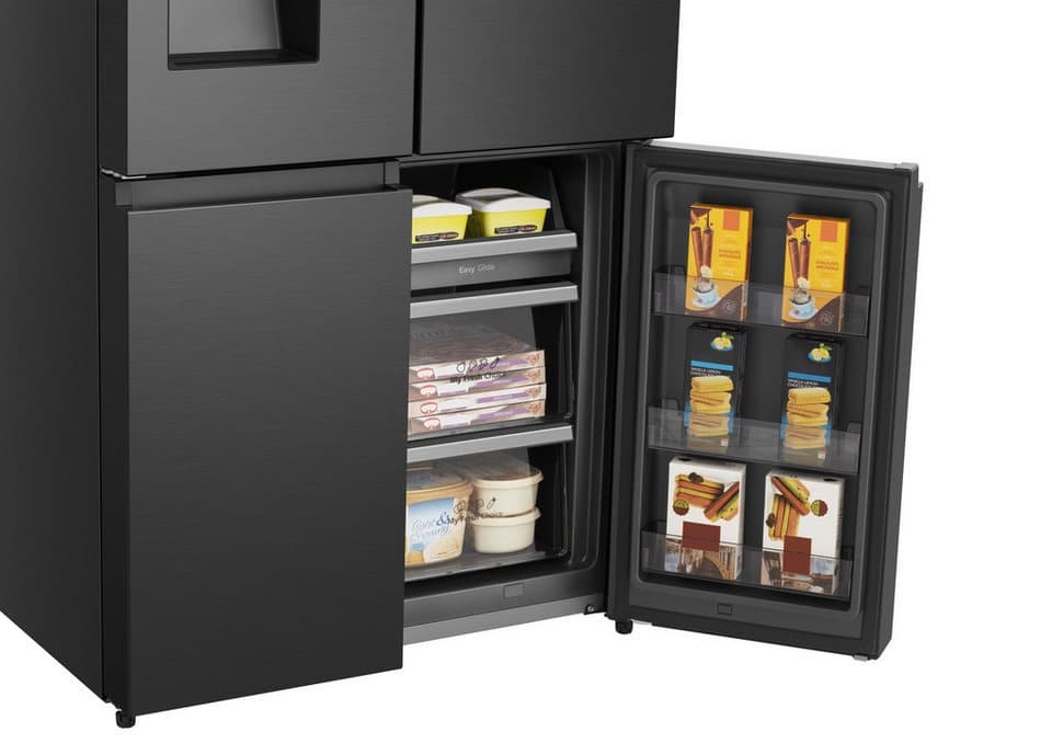 Hisense Multi Door RQ760N4SBFE, 178,5 cm hoch, 91,4 cm breit, Wasser-/Eisspender - Thumbnail 6