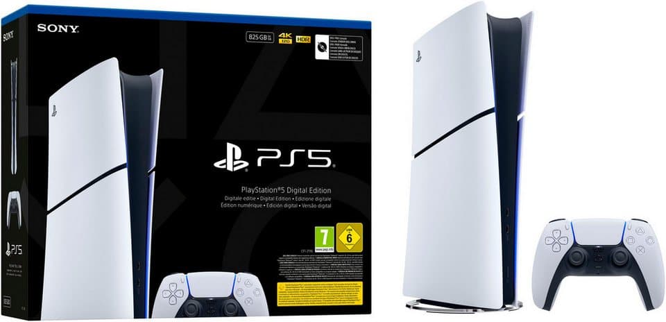 PlayStation 5 Digital Edition (Slim) inkl. zweitem DualSense Wireless-Controller - Thumbnail 2