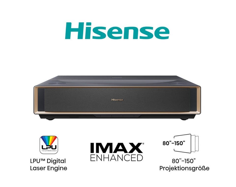 Hisense PT1 Kurzdinstanzprojektor (2500 lm, 3000:1, 3840 x 2160 px) - Thumbnail 11