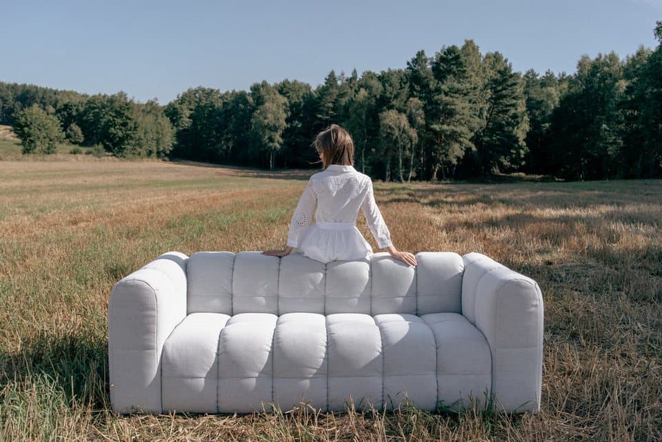 Friderik-EU Ecksofa Baloo Corner 270x270 cm – modernes Design & HR-Schaumstoff, Stoff Moly - Thumbnail 5