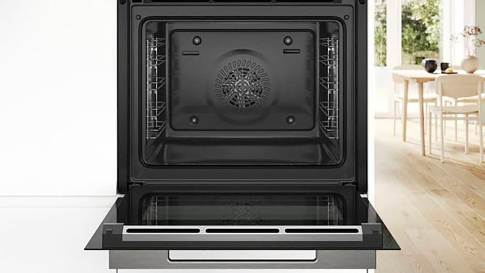 BOSCH Backofen Serie 8 HBG7221B2, mit Teleskopauszug nachrüstbar, Hydrolyse, Air Fry für knusprige Lebensmittel & Reinigungsunterstützung - Thumbnail 3