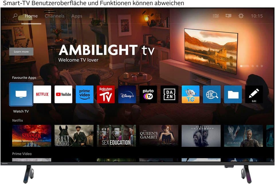 Philips 55MLED910/12 Mini-LED-Fernseher (139 cm/55 Zoll, 4K Ultra HD, Smart-TV, Ambilight, P5 Perfect Picture Engine, Dolby Vision, Gaming, Alexa) - Thumbnail 2