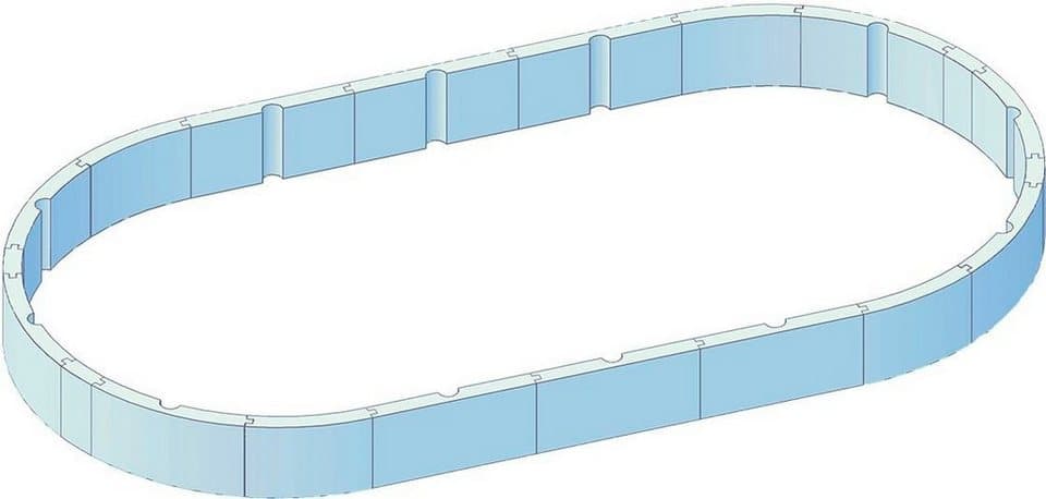 KWAD Poolwandisolierung Pool Protector T60, (32-St), für Ovalformbecken der Größe 920x460x132 cm - Thumbnail 2