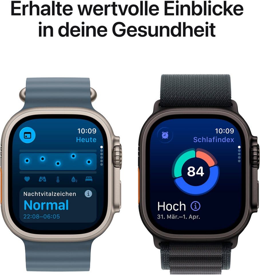 Apple Watch Ultra 3 GPS + Cellular 49mm Smartwatch (Watch OS), 1-tlg. - Thumbnail 7