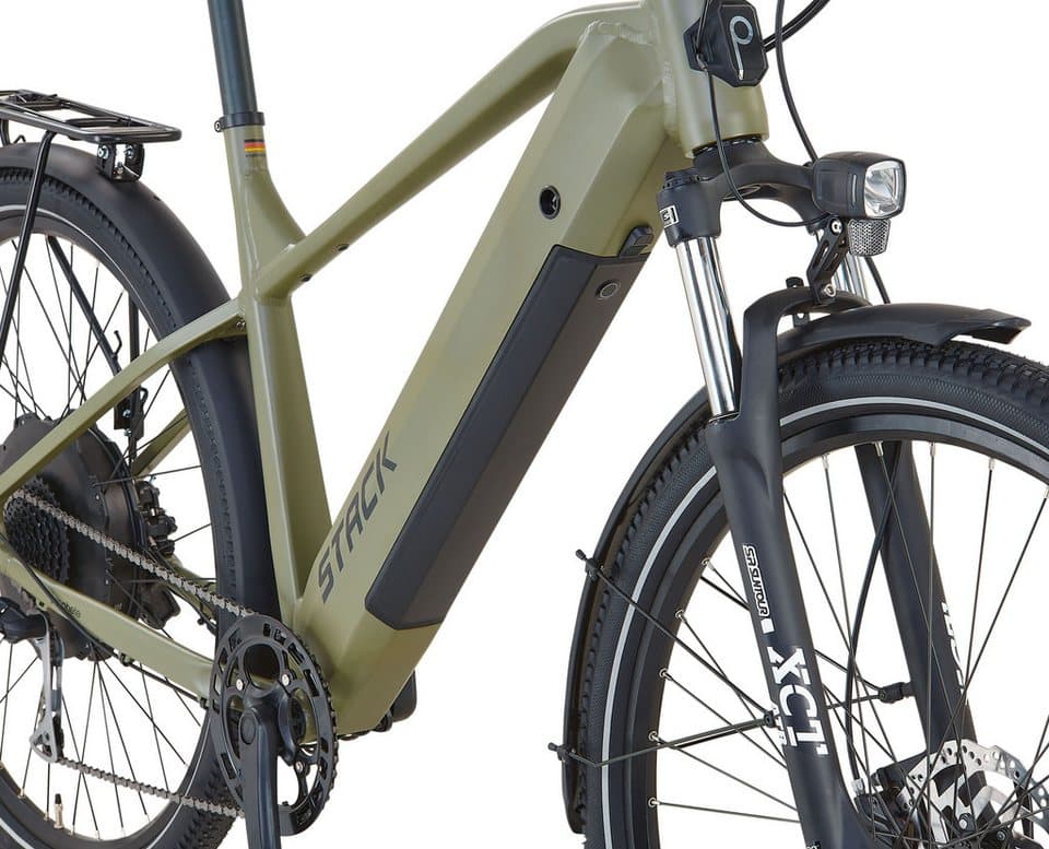 Prophete E-Bike ATB Stack 2.0, 9 Gang Shimano Alivio Schaltwerk, Kettenschaltung, Heckmotor, 480 Wh, Pedelec, Elektrofahrrad für Herren - Thumbnail 4