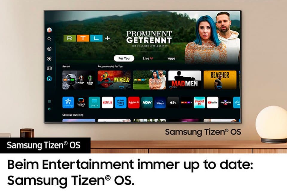 Samsung GU98DU9079U LED-Fernseher (249 cm/98 Zoll, 4K Ultra HD, Smart-TV, Crystal UHD, Q-Symphony, Dolby Surround Sound, Triple Tuner, Smart-Hub) - Thumbnail 9