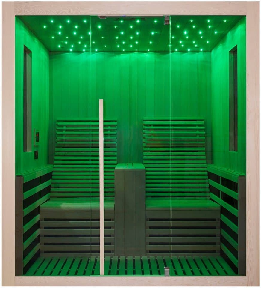 Sanotechnik Infrarotkabine CARBON 2, BxTxH: 150 x 180 x 195 cm, für 2 Personen - Thumbnail 3
