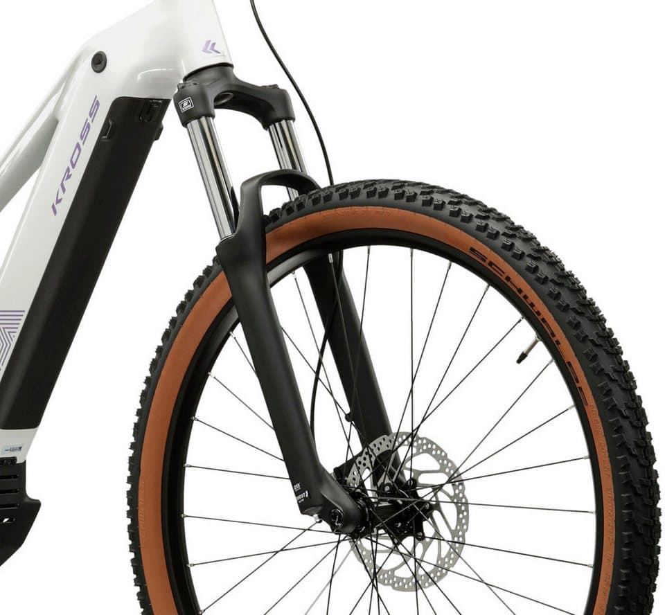 Kross E-Bike Mountainbike Influx Hybrid 2.0 16,7Ah / BOSCH 600 Wh 29" weiß 9 Gänge 2026, 9 Gang Shimano CUES U4000 Schaltwerk, Kettenschaltung, Mittelmotor, 600 Wh, BOSCH PERFORMANCE LINE PX 36 V/250 W, Mittelmotor - Thumbnail 6