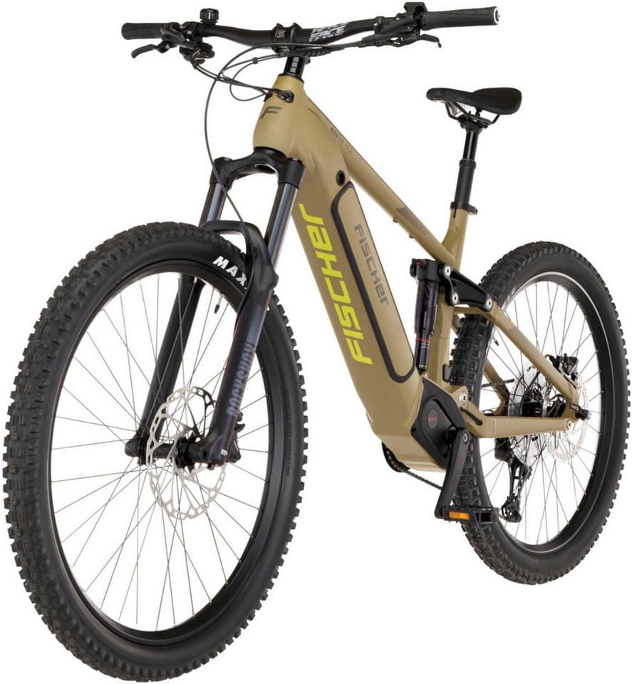 FISCHER Fahrrad E-Bike Mountainbike MONTIS 10.0i Fully 711, 12 Gang SRAM SX 11-50 Kettenschaltung Schaltwerk, Mittelmotor, 711 Wh, (mit Akku-Ladegerät, mit Werkzeug), Pedelec, Elektrofahrrad für Damen und Herren, MTB - Thumbnail 3