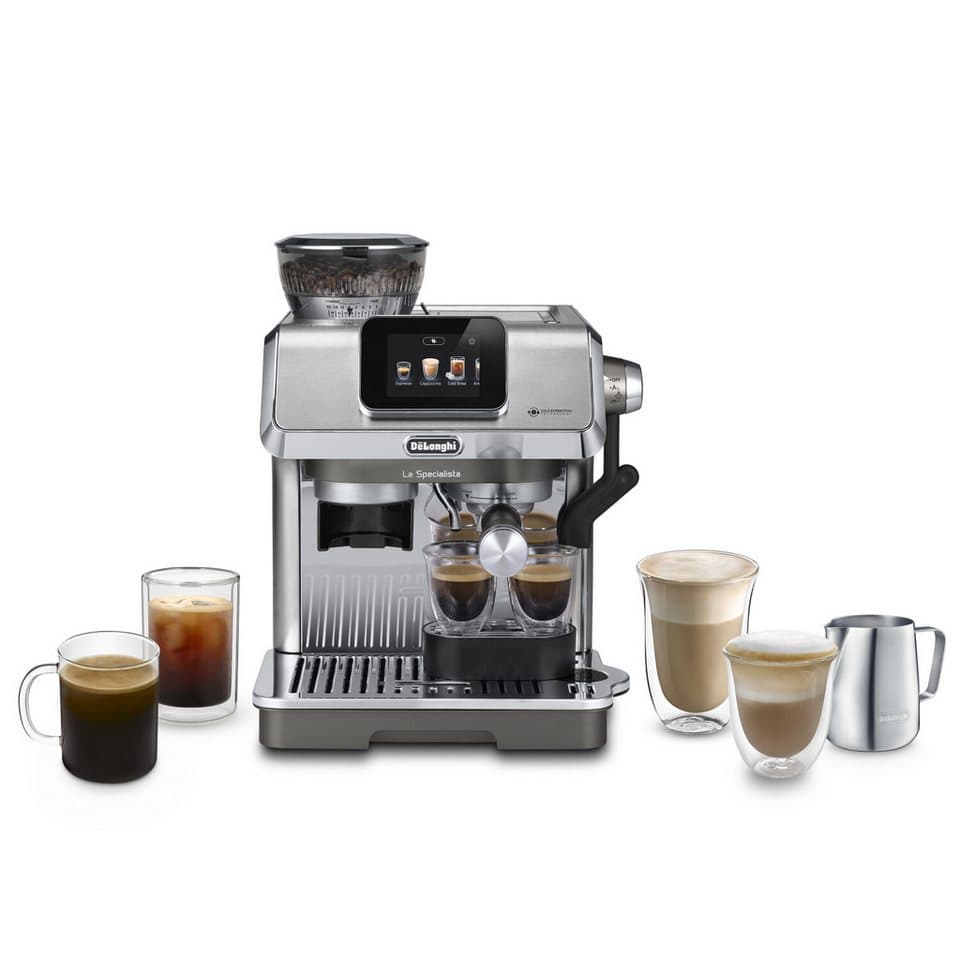 De'Longhi Espressomaschine La Specialista Touch EC9455.M - 3,5" Touch-Display mit Barista Guide, 10 Rezepte, Cold Brew, Auto LatteArt Milchschaum inkl. Barista Kit