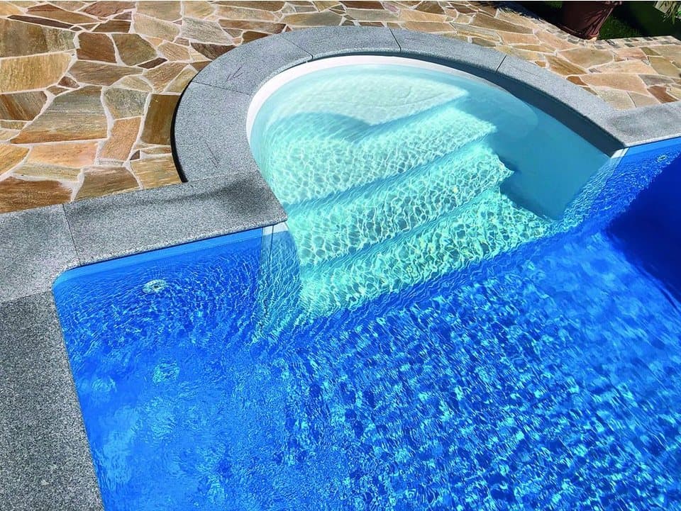 KWAD Rechteckpool mit Römertreppe (Set), 8x4, 7x3,5 oder 6x3m Höhe: 1,50m, mit Foliensack 0,6mm - Thumbnail 12