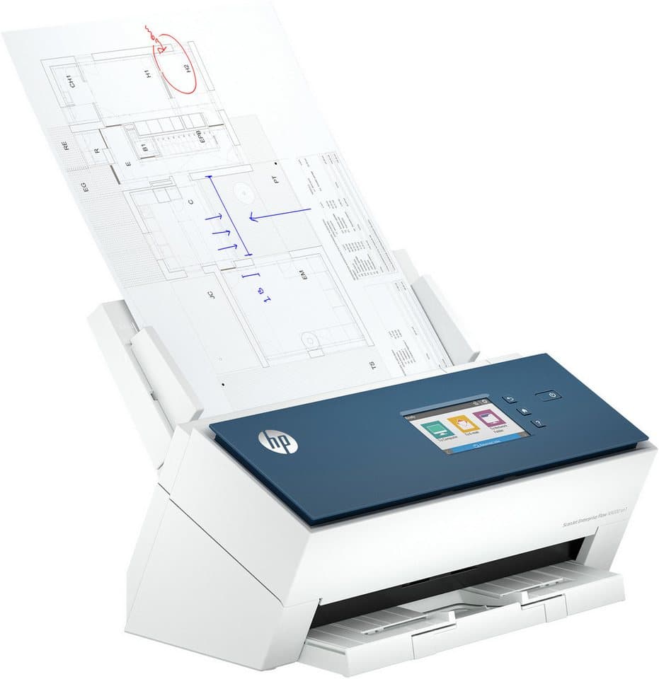 HP ScanJet Ent Flow N9000 sn1 Scanner, (LAN (Ethernet) - Thumbnail 2