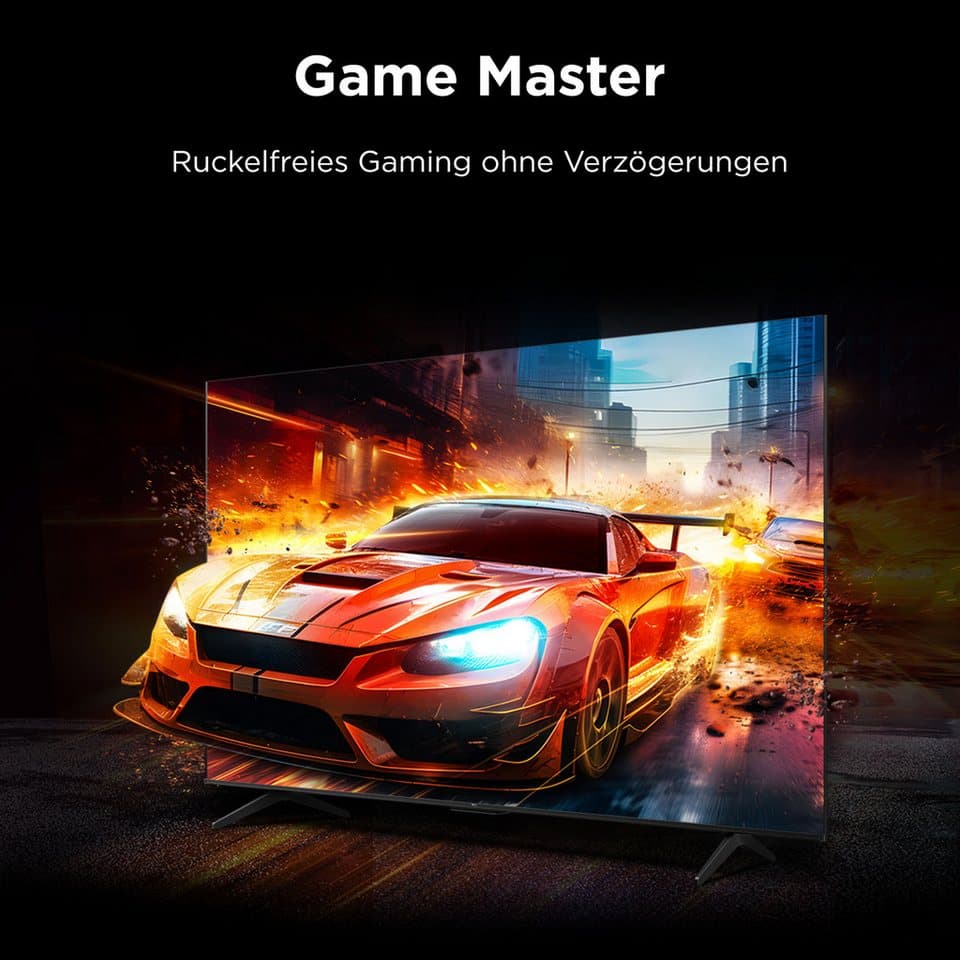 TCL 75P71KX1 QLED-Fernseher (189 cm/75 Zoll, 4K Ultra HD, Smart-TV, Google TV, Multi-HDR, Dolby Vision, Smart TV, Airplay2, Dolby Atmos, Game Master) - Thumbnail 4
