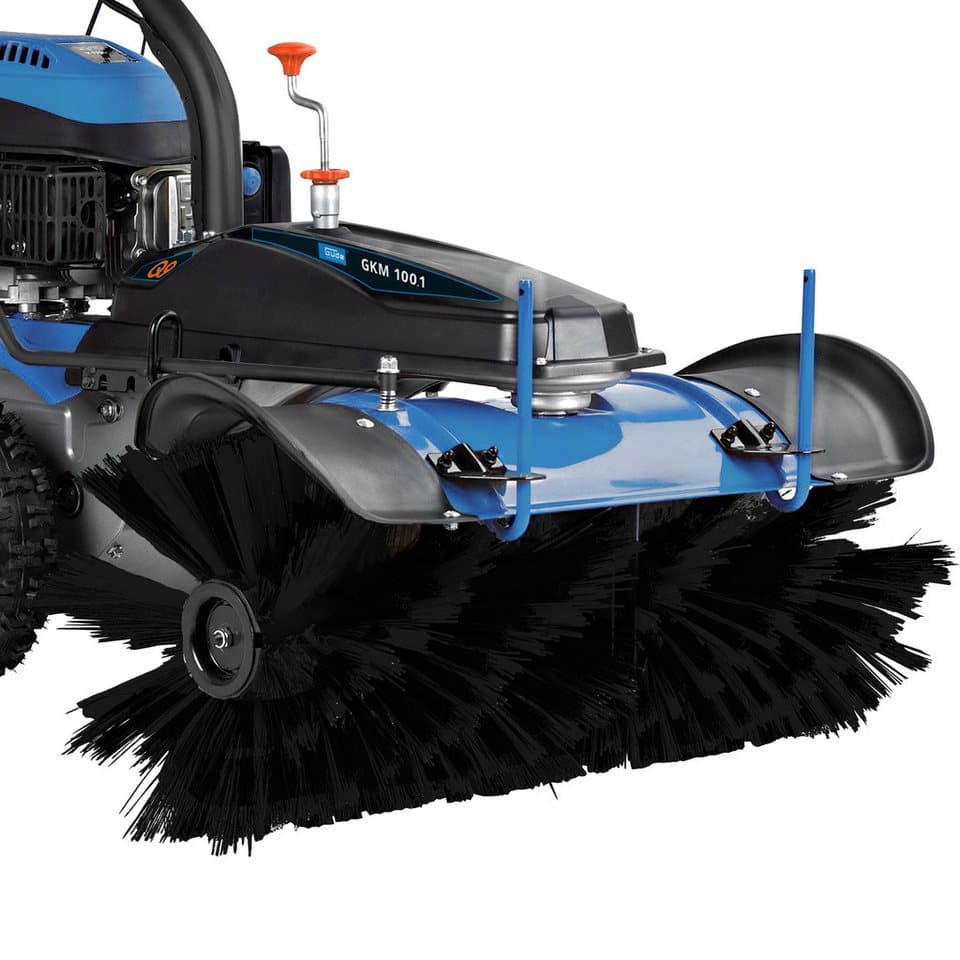 Güde Benzin-Kehrmaschine GKM 100.1, 100 cm Arbeitsbreite, inkl. Motorbesen, Schneeschieber und 72 l Auffangbehälter - Thumbnail 4